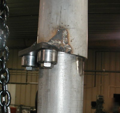 Extra heavy duty tooling cabinet w/ jib crane