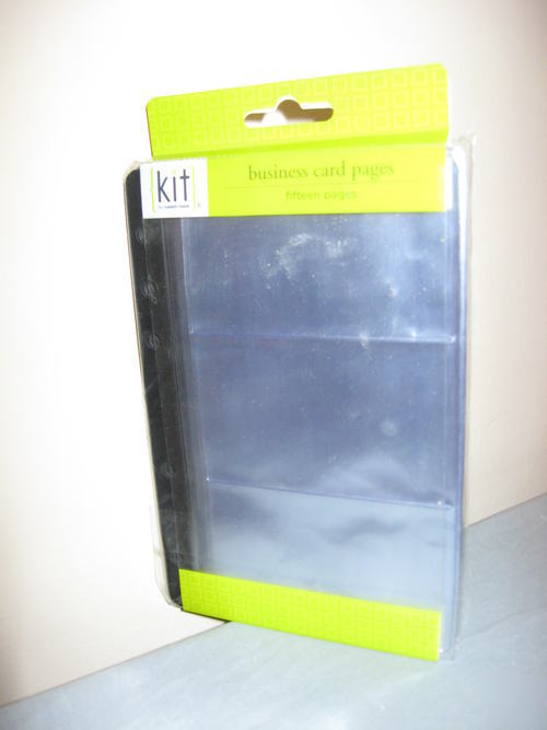 Kit business card pages compact 4.50 x 6.75