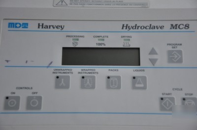 New harvey mdt hydroclave mc-8 dual voltage autoclave