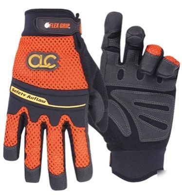 Nwt clc flex grip 192 safety air flow work gloves med