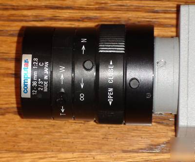 Pixelink pl-A781 6.6 mp mono vision camera with lens 