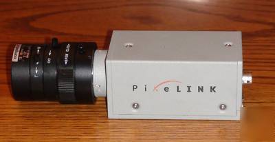 Pixelink pl-A781 6.6 mp mono vision camera with lens 