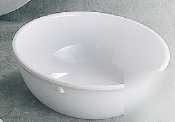 Thunder group nappie bowl melamine white 15OZ |1 dz|