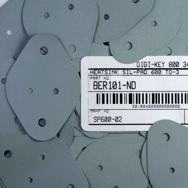 30 bergquist sil-pad 600 insulators for to-3 power tr