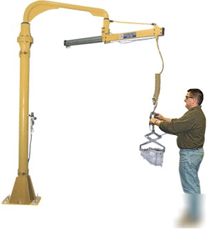 Air balanced jib lifter - jib crane