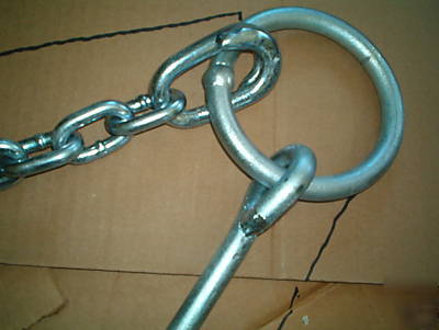 Crosby galvanized crain chain drum lift barrel sling