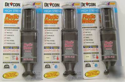 Devcon plastic welder epoxy 3 pack