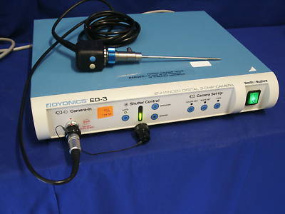 Dyonics video camera head ed-3 endoskope 3 chip console