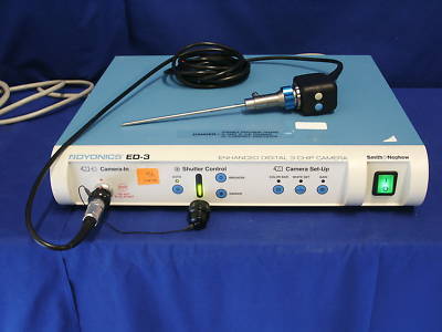 Dyonics video camera head ed-3 endoskope 3 chip console