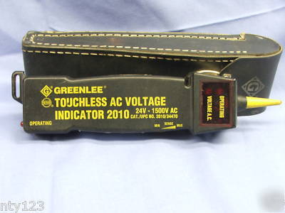 Greenlee touchless ac voltage indicator with case 2010