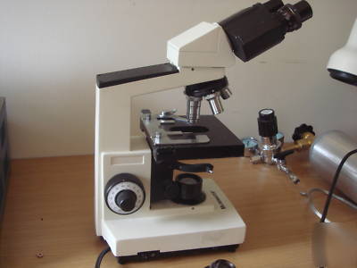 Very clean fisher scientific micromaster microscope
