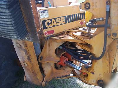 {no } case 580D backhoe~~runs & works very good~