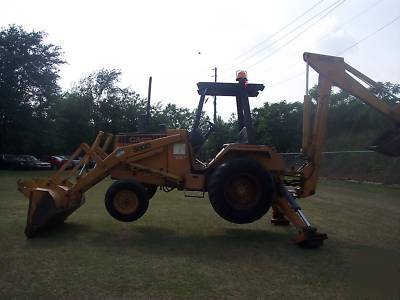 {no } case 580D backhoe~~runs & works very good~