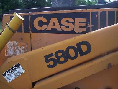 {no } case 580D backhoe~~runs & works very good~