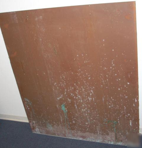 30 lbs of copper sheet metal 36