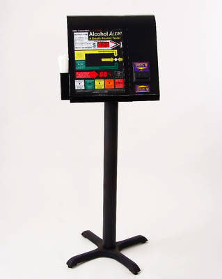 Alcohol alert breathalyzer vending business all cash 