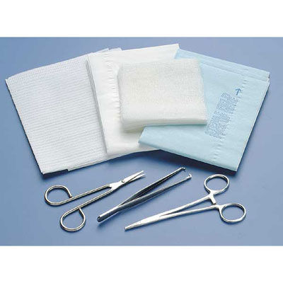 Busse minor laceration tray sterile with instruments 