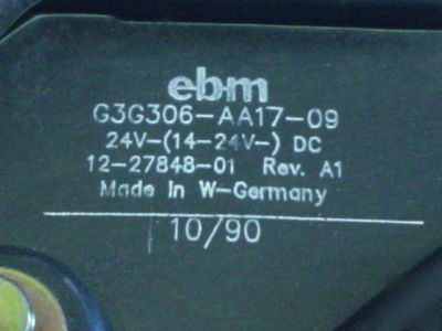 Ebm papst 24V computer equipment centrifugal blower fan