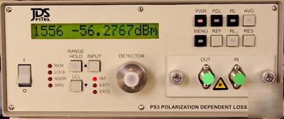 Jdsu PS3 PS3650 pdl, il, return loss, power multimeter