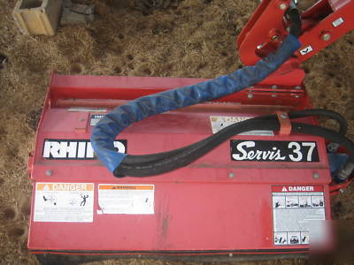 New 2009 rhino 1348 rear boom mower bushhog flail 3PT