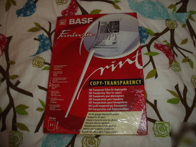 New sealed box 100 sheets A4 transparencies / acetates