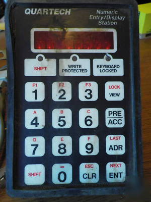 Quartech numeric entry/display station 9301 for SLC500 
