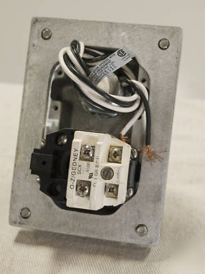 Oz gedney/ ags factory sealed control station