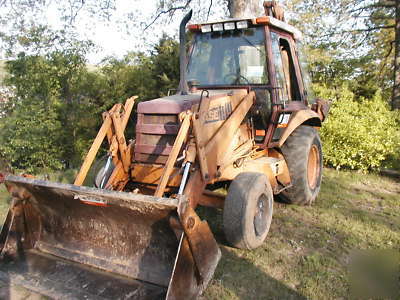 Case 580K 580 k low cab air heat 4 in 1 bucket