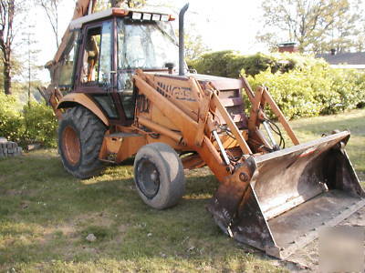 Case 580K 580 k low cab air heat 4 in 1 bucket
