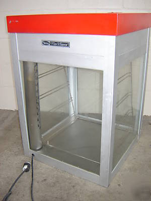 Hatco hot & fresh 4 tiers lighted pizza display case