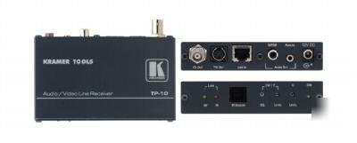 Kramer tp-10 video audio twist pair receiver ir repeat
