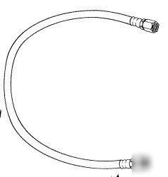 Midmark ritter power hose kit base to tilt 002-0122-00 
