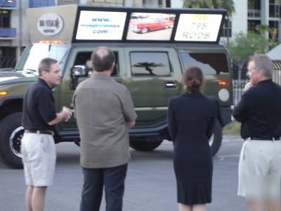New advertising business - park and sleep on the job