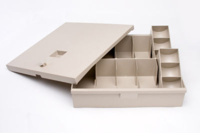 New diebold cash tray kit with lid