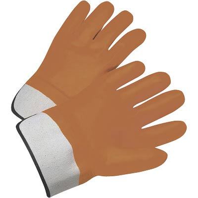 West chester pvc foam-lined gloves - large