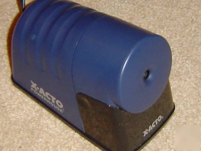 X-acto blue electric pencil sharpener~xacto powerhouse