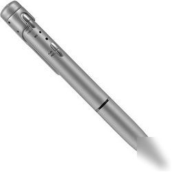 2-channel digital voice recorder ballpoint pen (silver)