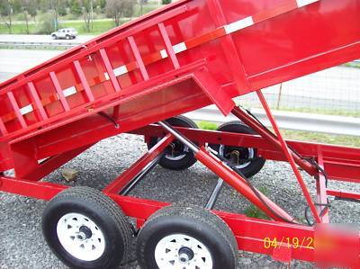 2008 16' dump trailer gooseneck 14K 