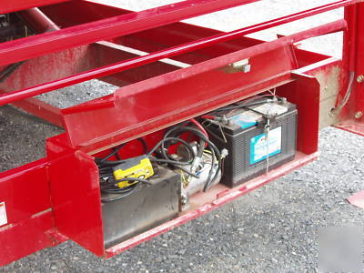 2008 16' dump trailer gooseneck 14K 