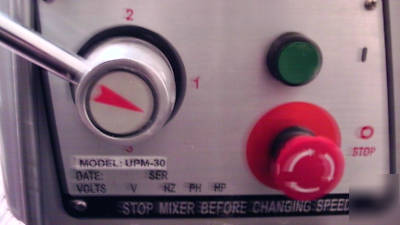 30 qt. uniworld commercial mixer less than two yrs. old