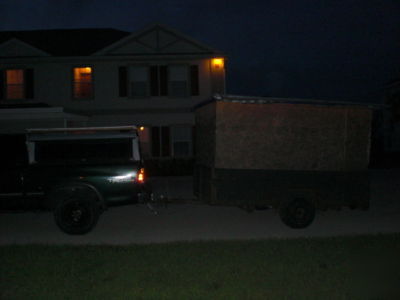 Big ugly utility trailer 6X12X7ISH enclosed ft myers,fl