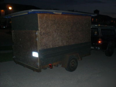 Big ugly utility trailer 6X12X7ISH enclosed ft myers,fl