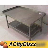 Commercial 48X28 ss utility work equipment prep table
