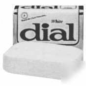 Dial white antibacterial unwrapped deodorant soap bar