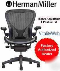 Herman miller aeron executive office chair posturefit b