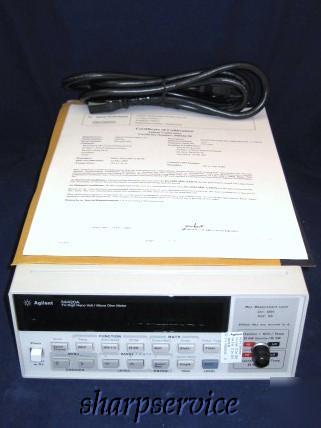 Hp agilent 34420A 7 1/2 digit nanovolt/micro ohm meter