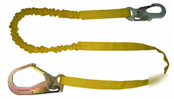 New falltech 6' lanyard shock absorbing safety rope