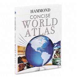New hammond concise world atlas, 70,000 entries, har...