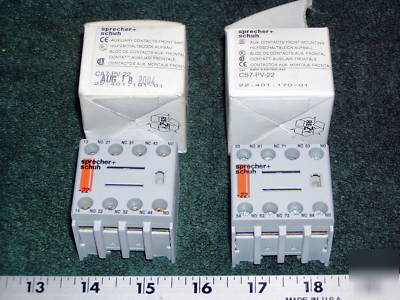 Sprecher & schuh CS7-pv-22 auxiliary contact, 2A2B 