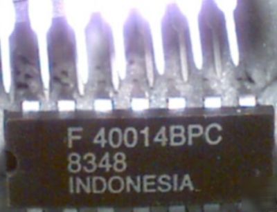 50 F40014BPC/40014BPC,cmos 40014 hex schmitt trig. inv.